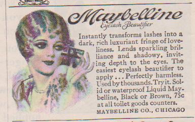 Maybelline ad hits the stands as stock market crashes.