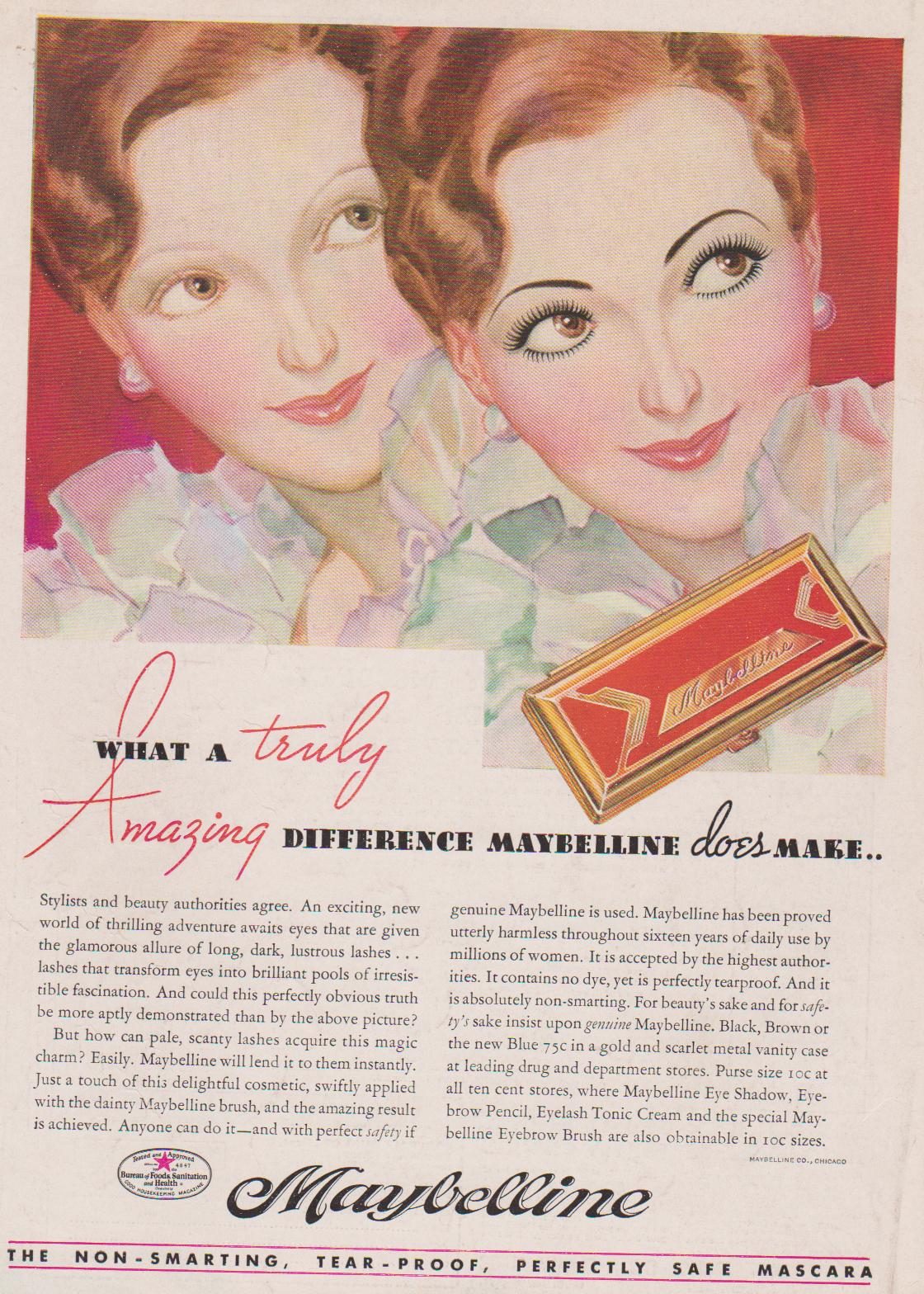 Maybelline’s use of color skyrocketed their ads to new heights!