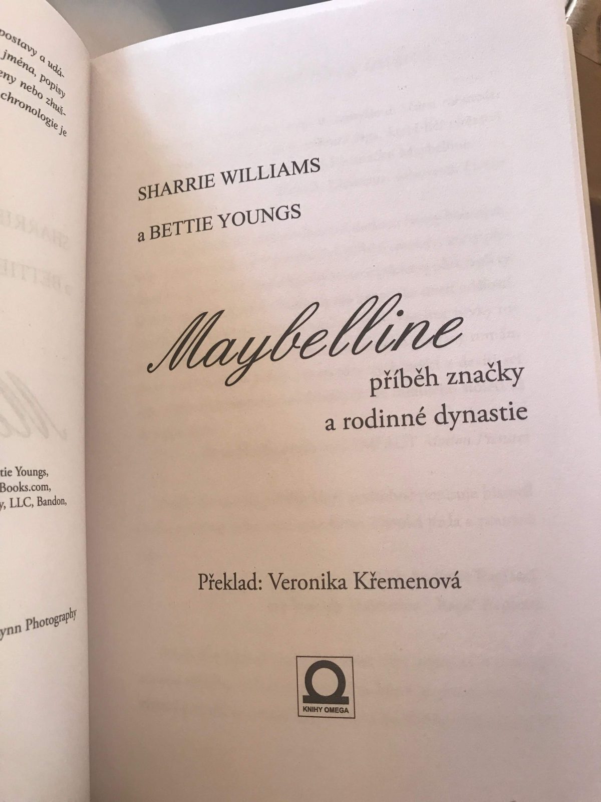 Czechoslovakia is the latest Country to purchase Foreign Rights and print The Maybelline Story and the Spirited Family Dynasty Behind It.