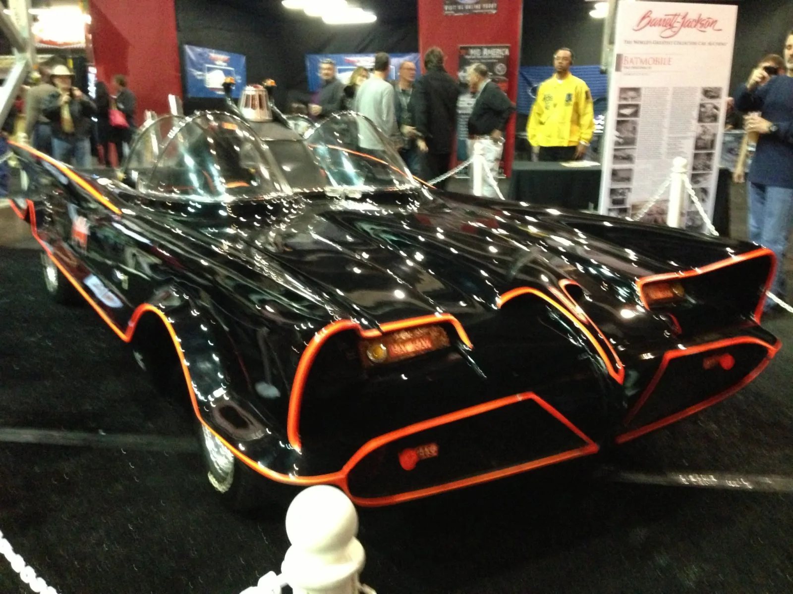 Sharrie and Chuck Wiillams BB1, celebrate their great uncle, Tom Lyle Williams 117th Birthday at the Barrett Jackson Classic Car Auction