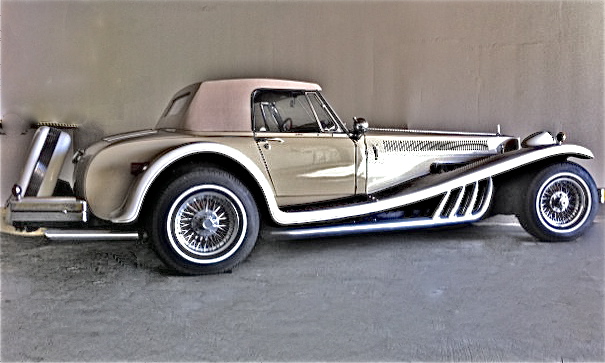 Automobile designer Alain Clenet’s version of a 1934 Packard Convertible.