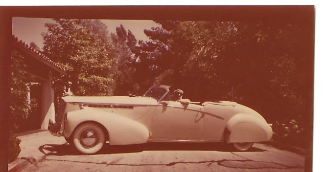 Automobile designer Alain Clenet’s version of a 1934 Packard Convertible.