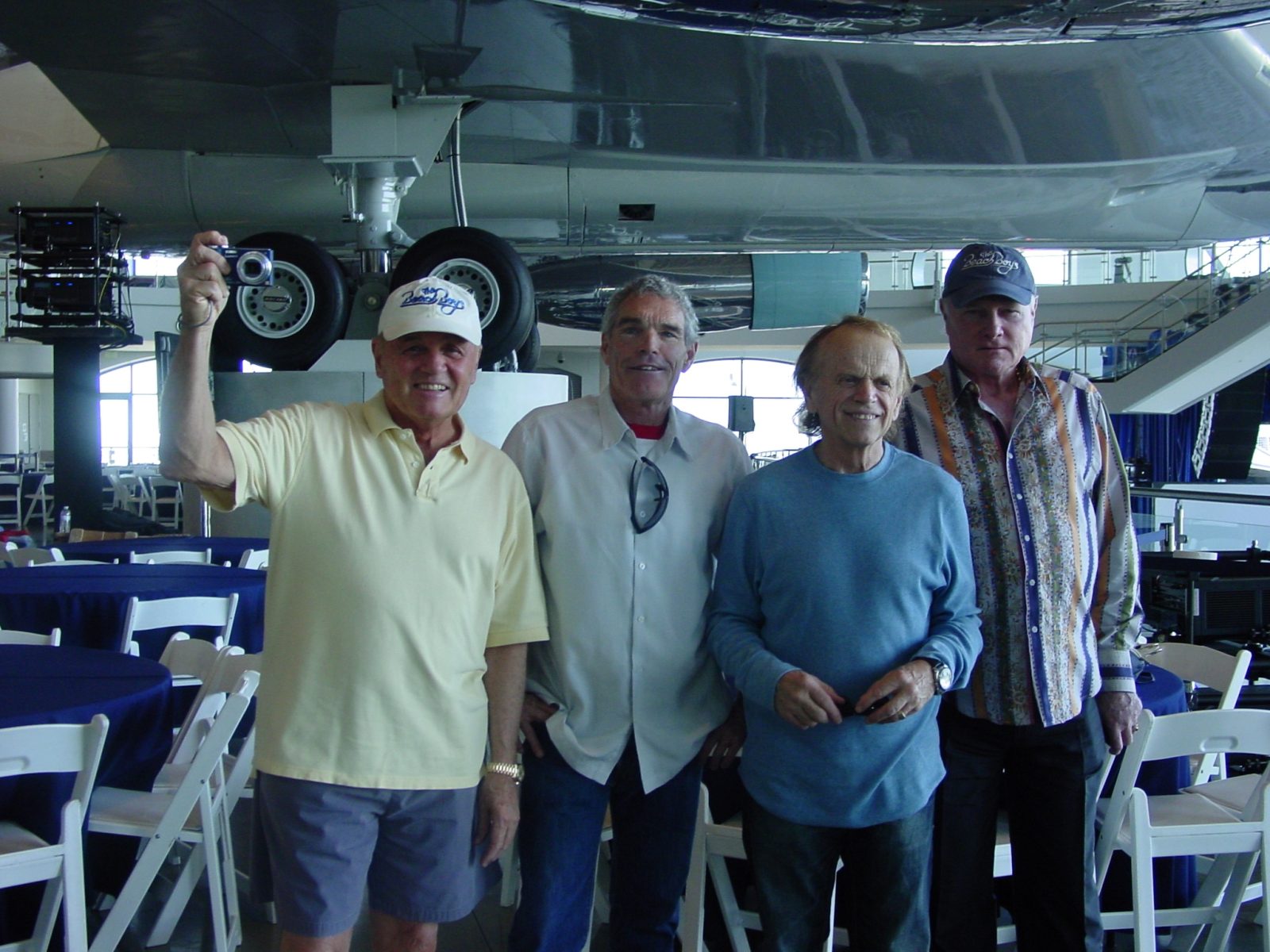 Maybelline Heir Chuck Williams with the Beach Boys at Reagan’s 100 year Birthday celebration