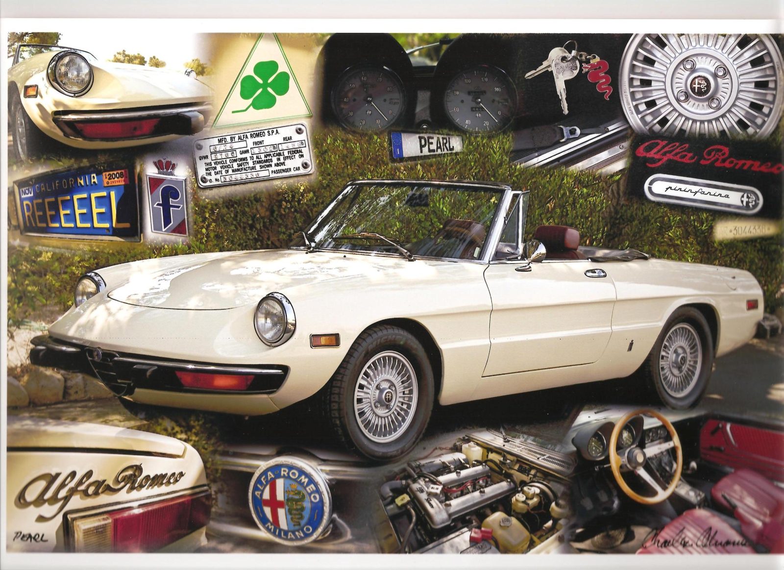 Chuck Williams-BB1 with his car collection.