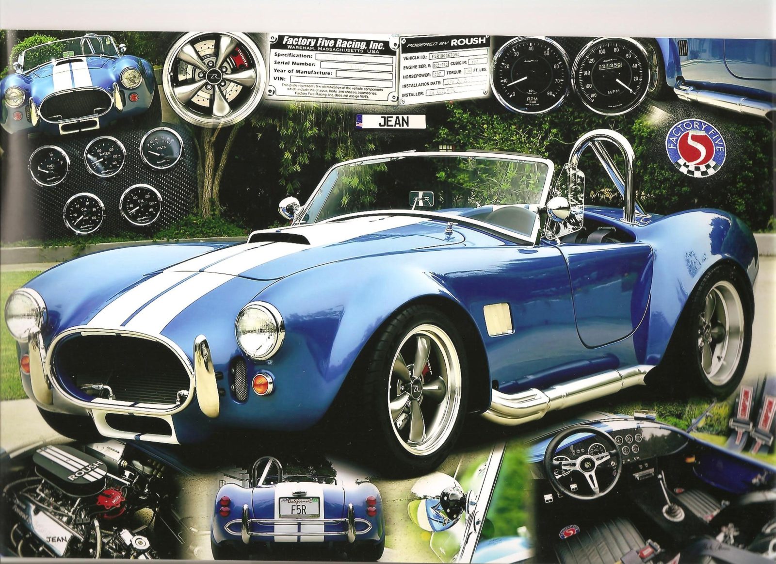 Chuck Williams-BB1 with his car collection.