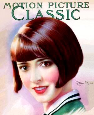 Maybelline’s Silent Film Models, Colleen Moore and Louise Brooks, both Beautiful and Brilliant in their own way