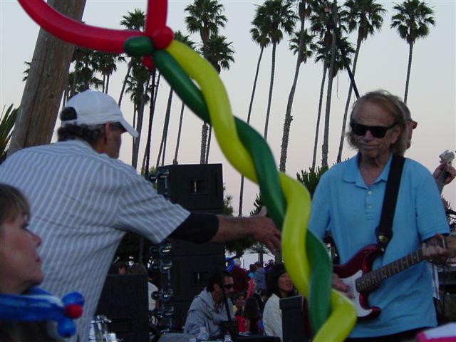 Beach Boy Al Jardine and Chuck Williams sing “Surfin USA”.