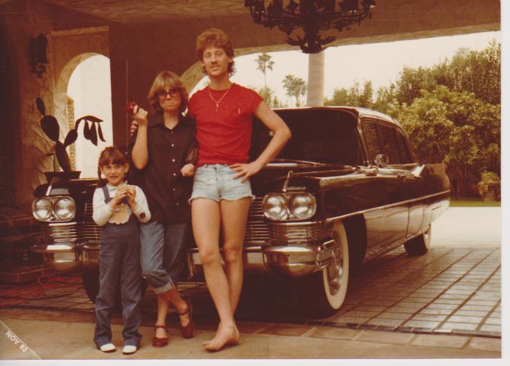 Maybelline Heir Bill Williams 1961 Cadillac Limo, at Casa De Guillermo’s, in Palm Spring California.