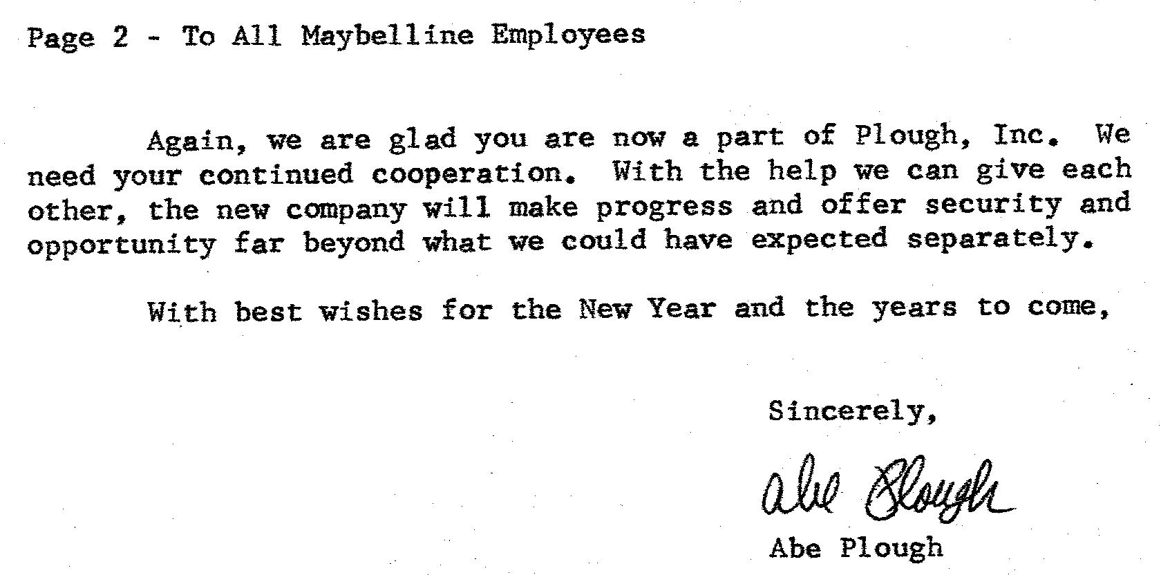 The new face of Maybelline in 1967 – Abe Plough