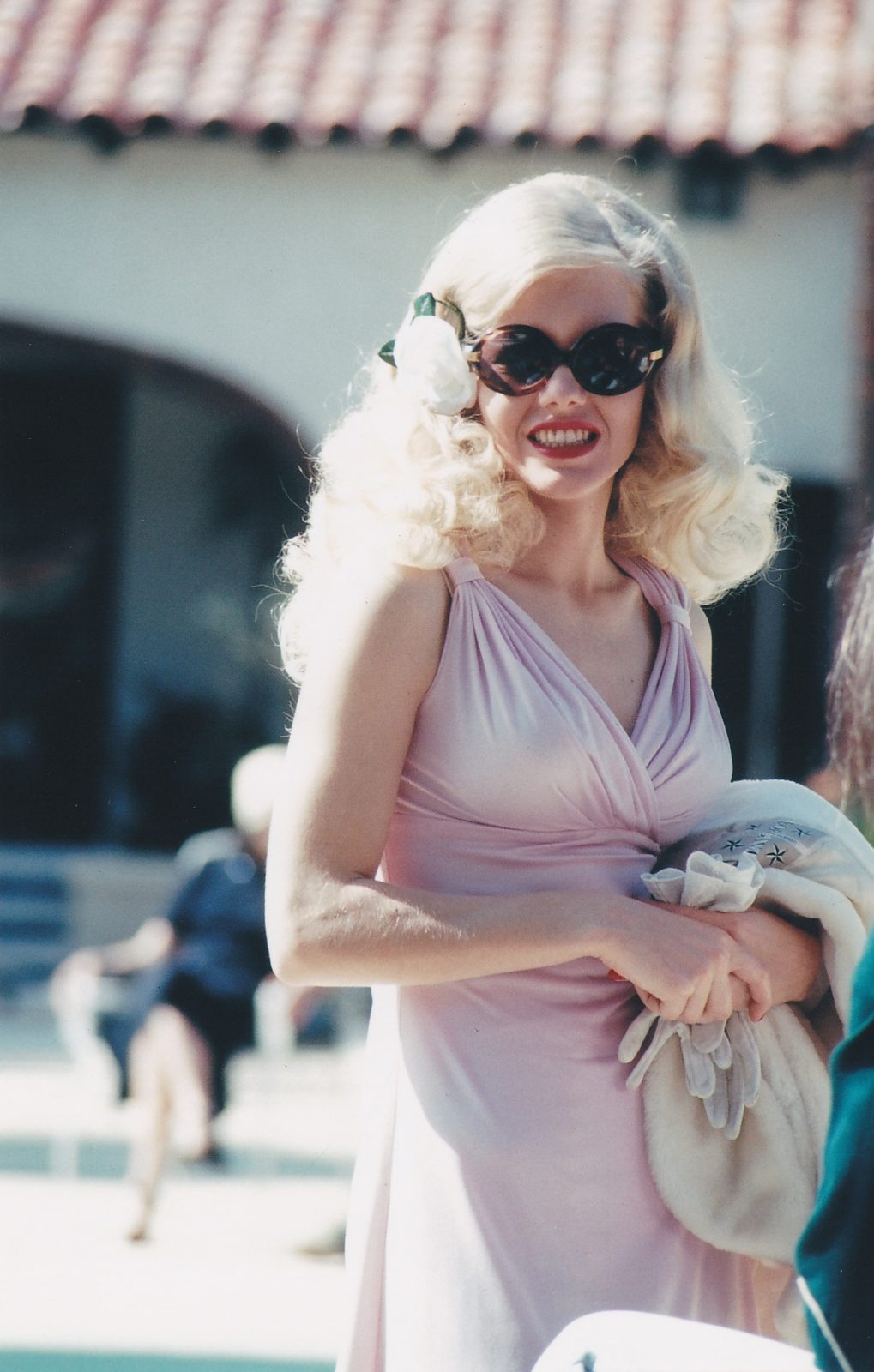 Two fabulous photos of Misty Rowe taken during the filming of Goodbye Norma Jean in 1975