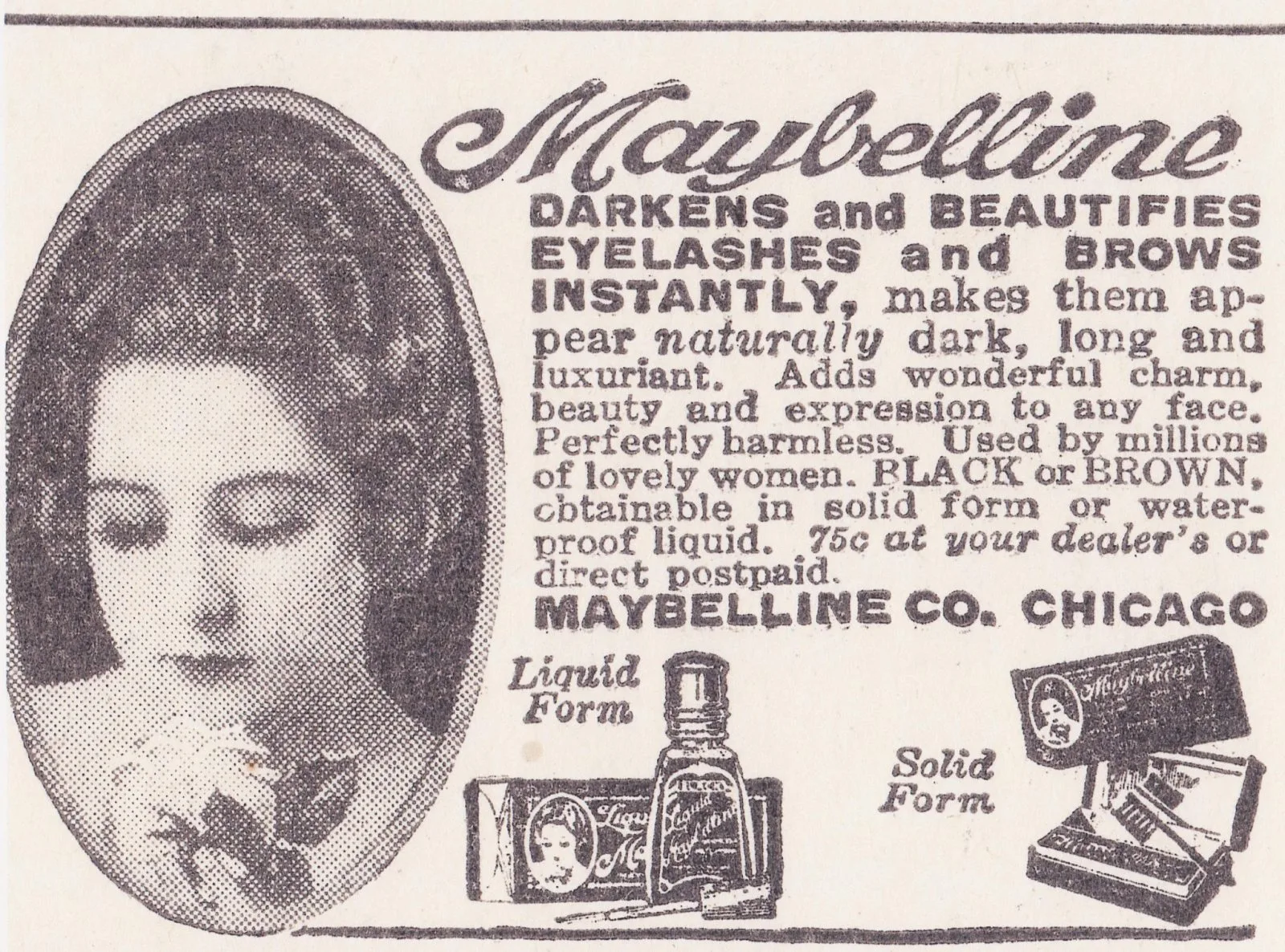 The evolution of Maybelline’s packaging design reflects a journey from humble functionality to iconic branding,