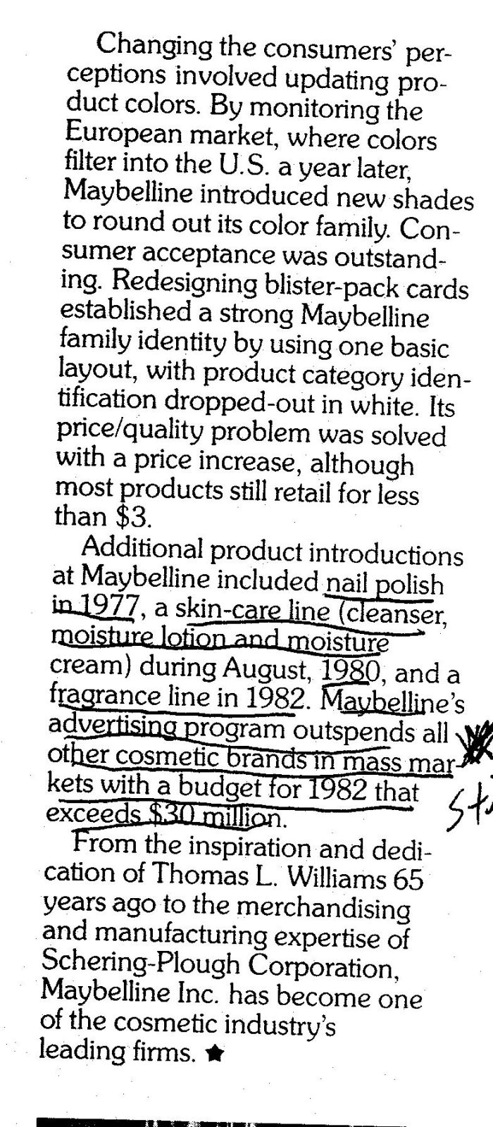 Maybelline get’s a FACE LIFT to attract exploding youth market and stockholders rejoice.