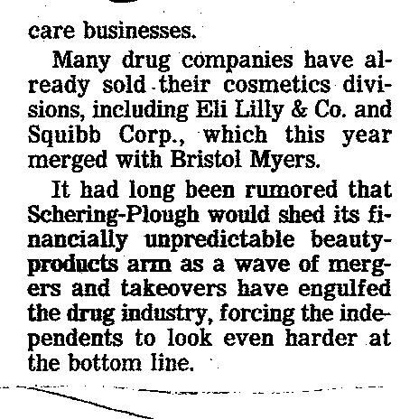 Wasserstein Perella paid 0 Million for Maybelline in 1990, replacing Linda Carter with Christy Turlington and adding the tag line, Maybe She’s Born with it, Maybe it’s Maybelline