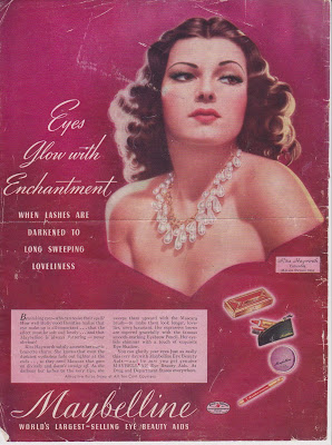 Rita Hayworth, Maybelline’s sexiest model, ever.