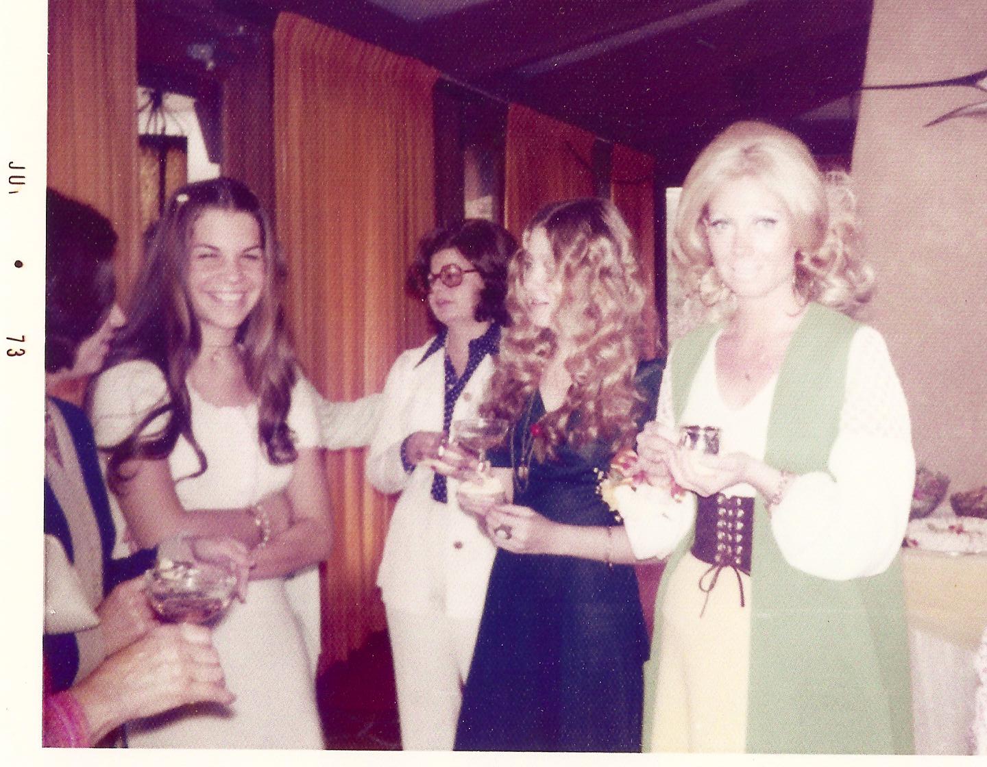 My great uncle, Tom Lyle,Williams, gives his blessing, as I head to the alter in 1973.
