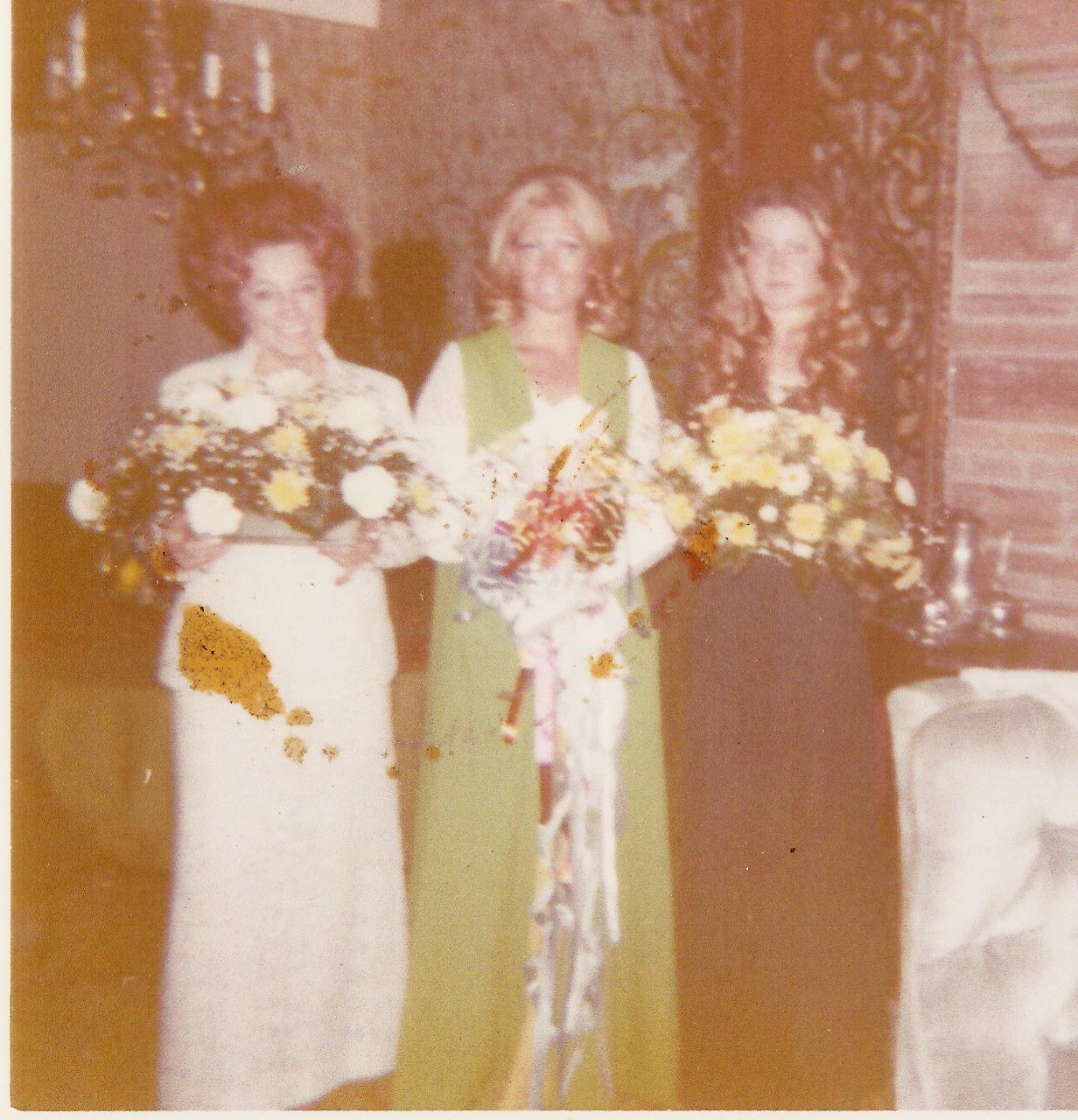 My great uncle, Tom Lyle,Williams, gives his blessing, as I head to the alter in 1973.