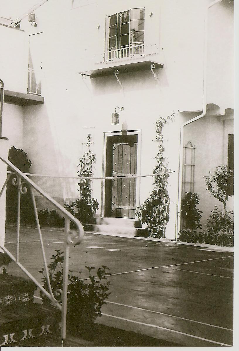 War time rationing at the Villa Valentino in the Hollywood Hills