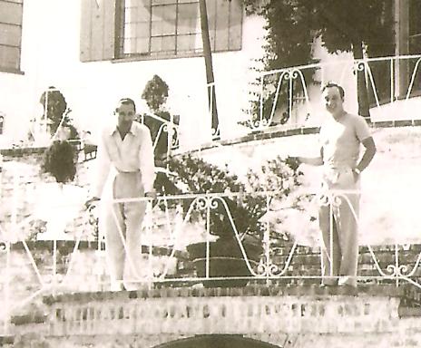 OLD HOLLYWOOD pictures and letters from the Villa Valentino during the 1940s