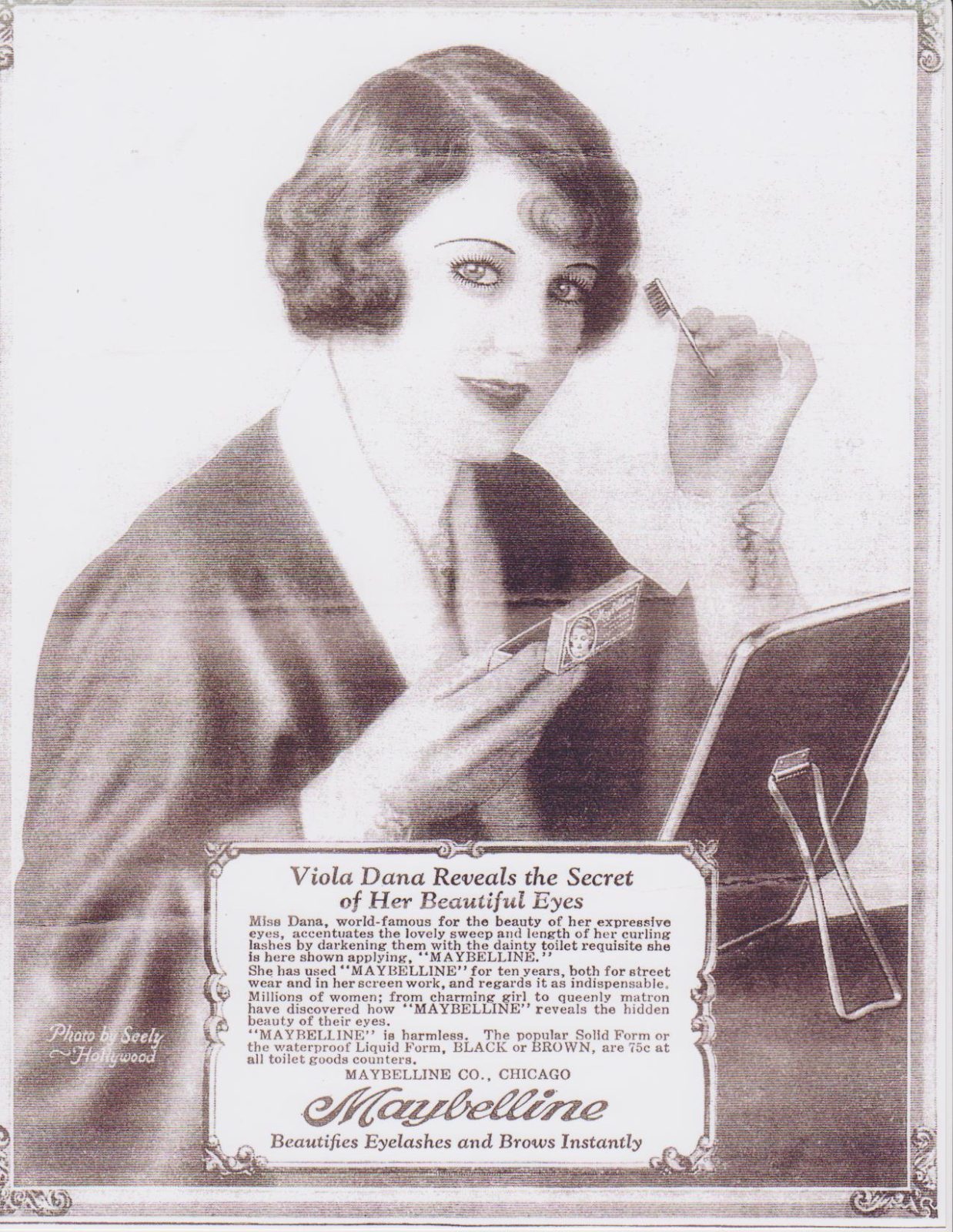 Maybelline Super Model from the 1920’s, Viola Dana.