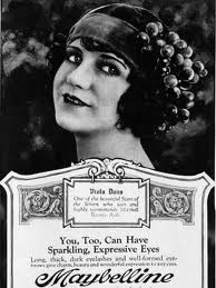 Silent Film Beauties become Maybelline models in 1920..