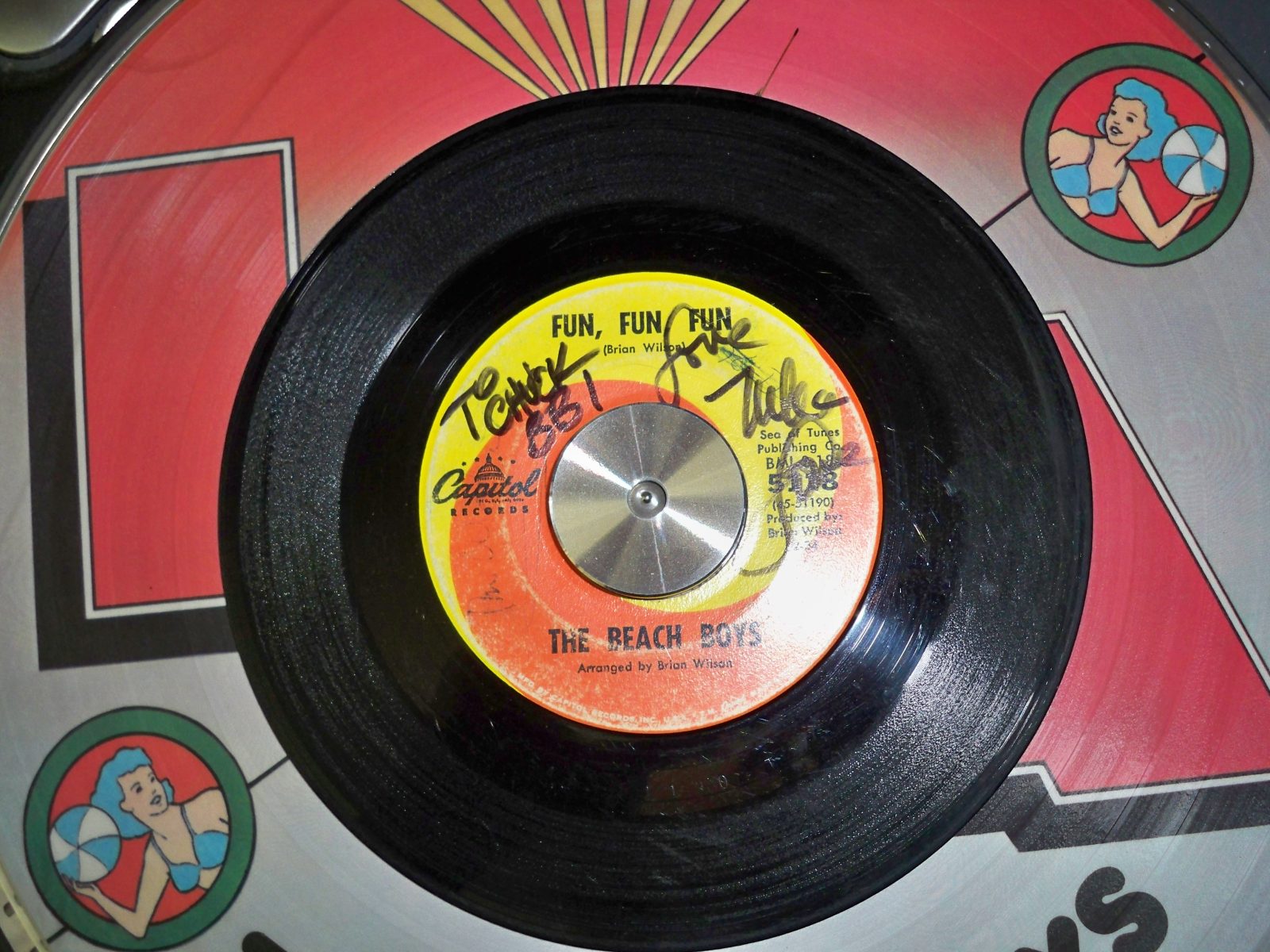 Beach Boys with Chuck Williams having Fun, Fun, Fun, since 1970.