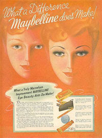 MabelsEyelashes_AOGHS Coal dust and Vaseline: Maybelline’s First Mascara was called Lash Brow Ine