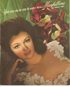 1940s-maybelline-makeup-ad Interview with Glamourdaze – History of Mascara – Maybel Williams and The Maybelline Story