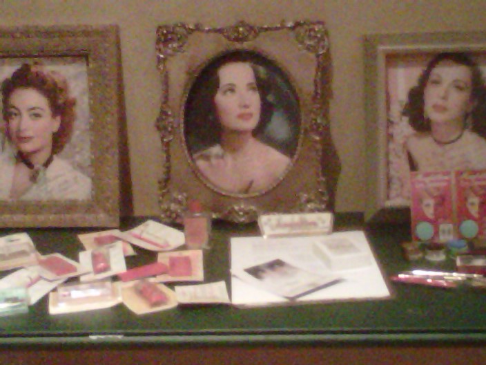 A Teen’s dressing table in the 40’s, 50’s and 60’s.