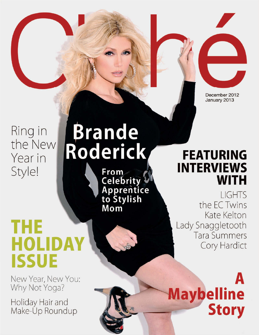 Cliche’ Magazine features Author Sharrie Williams “A MAYBELLINE STORY”