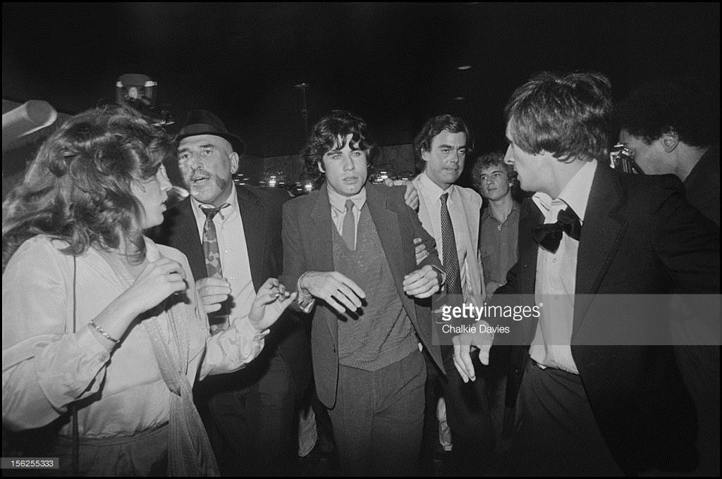 Grease Premiere in London 1978 with John Trivolta and David Van Houten. A new tell all book that reads faster than Greased Lighting