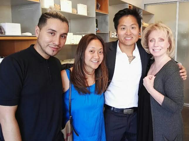My makeover at Jean Seo’s Evolue Beauty in Beverly Hills with Celebrity Makeup artist Etienne Ortega and Celebrity hair stylist Jin Bang