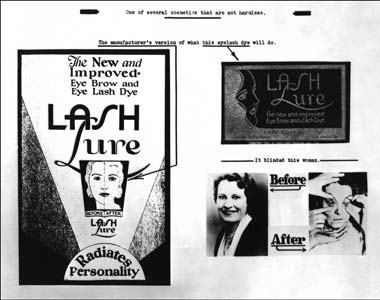 1934 – the year that Maybelline replaced the phrase ‘eyelash beautifier’ with ‘mascara’ in its advertising.