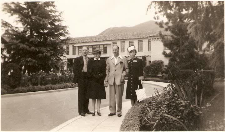 Maybelline Family Glitz and Glamour in California, 1938.