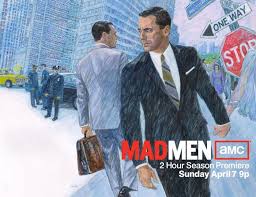 Mad Men’s Don Draper continues to represent Maybelline in 1966 and 68 and Roger Sterling identify’s with Beach Boys song “I Just Wasn’t Made for These Times” while taking LSD in 1966