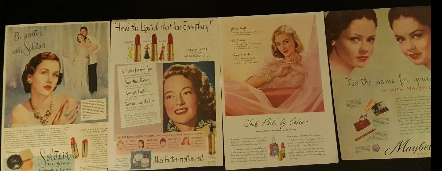 106 years of Maybelline Ads show how little has changed in beauty…