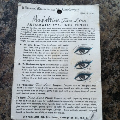 In the 1964 most Airline Stewardesses carried Maybelline in their over-night bags