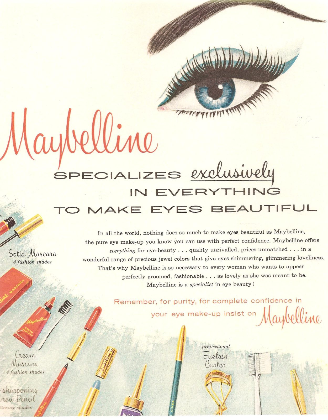 MAYBELLINE HISTORY BY JAMES BENNETT FOR COSMETICS AND SKIN…I will be discussing my book, The Maybelline Story, as well as my upcoming book, Postcards to my Fairy Godmother, on the Tim and Corey Show this Wednesday between 8:30 -9:30 EST. The link to the one hour show with call in guests will be posted on Thursday.