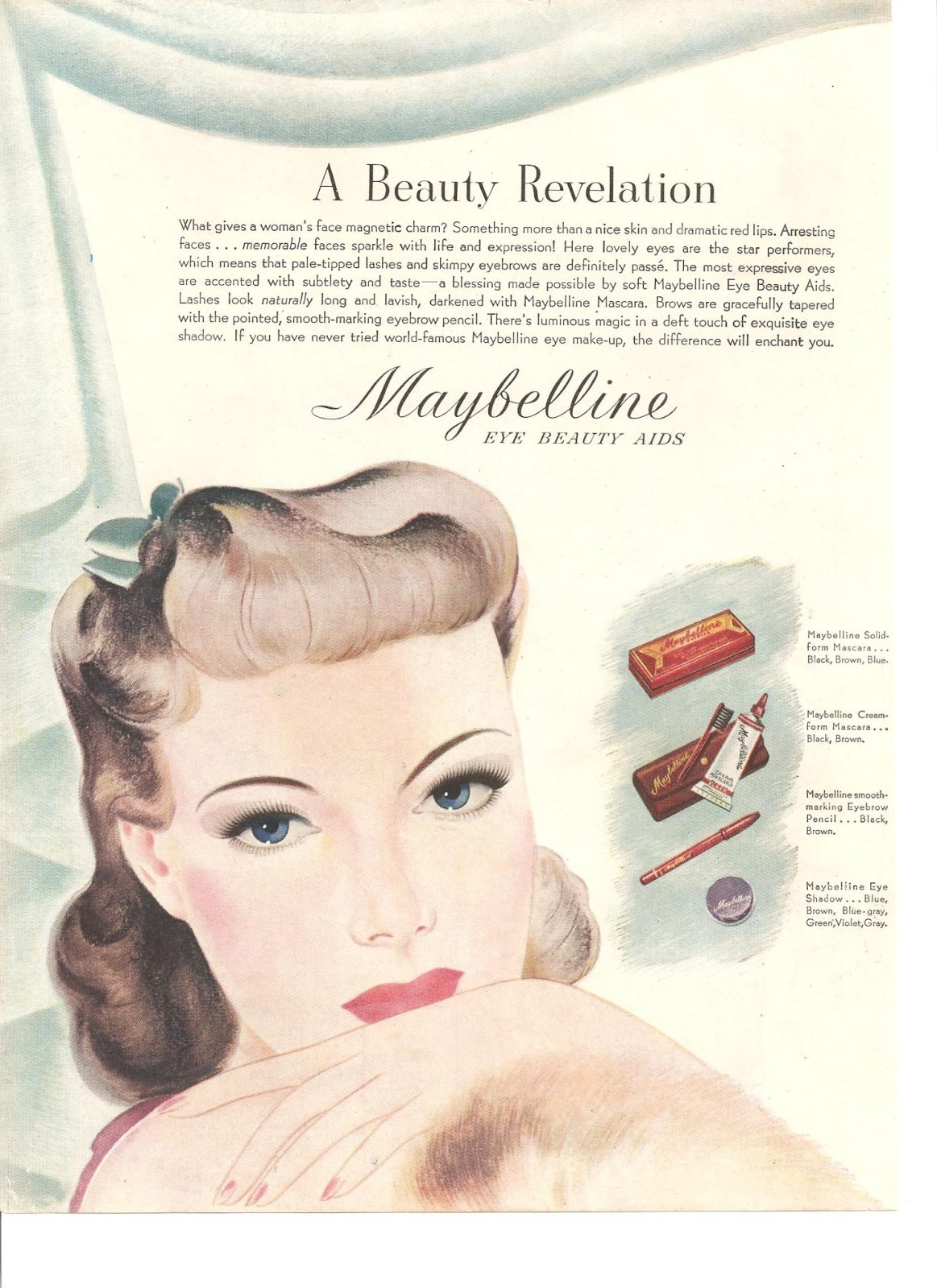 Maybelline and the teenage market, Post WW ll, USA.