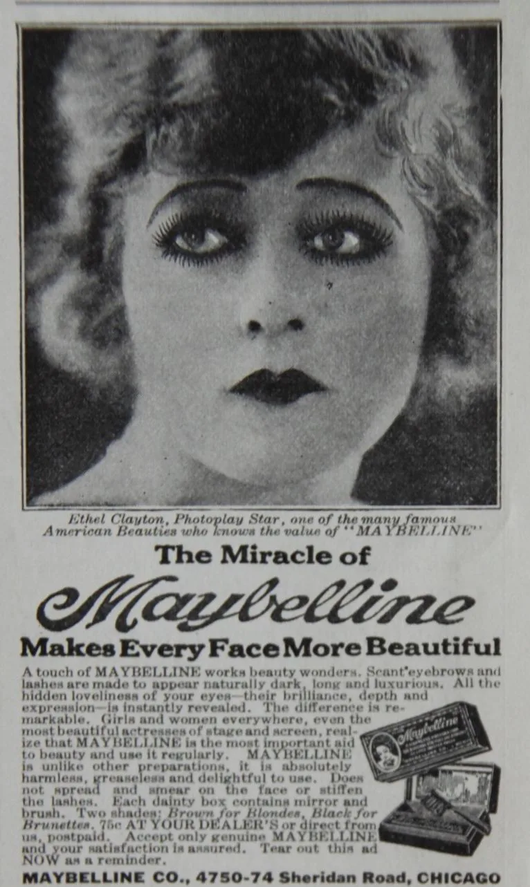 106 years of Maybelline Ads show how little has changed in beauty…