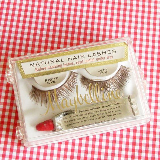 False Eye Lashes were patented in 1911, three years before Maybelline was born in 1915