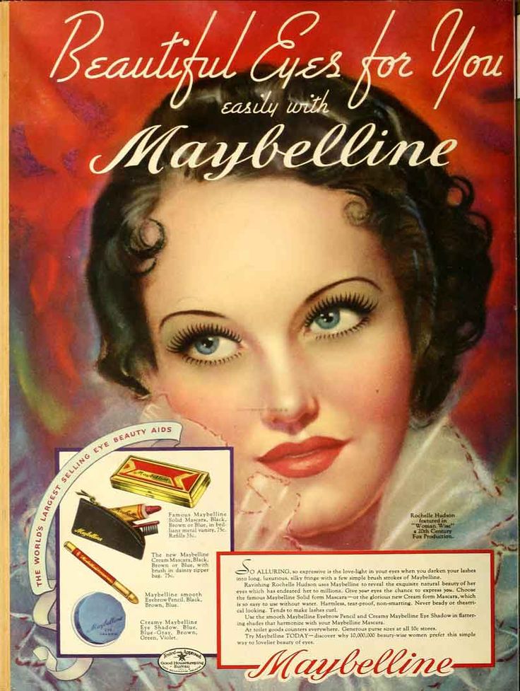 “It all began with the “eyes.” In the book, The Maybelline Story, by Sharrie Williams, she tells the fascinating account of the early beginnings of her family in rural Kentucky, from 1911, to their glory days in Hollywood with Joan Crawford appearing in Maybelline print ads in the late 1940’s, to the 1970’s as fortune affected the family.