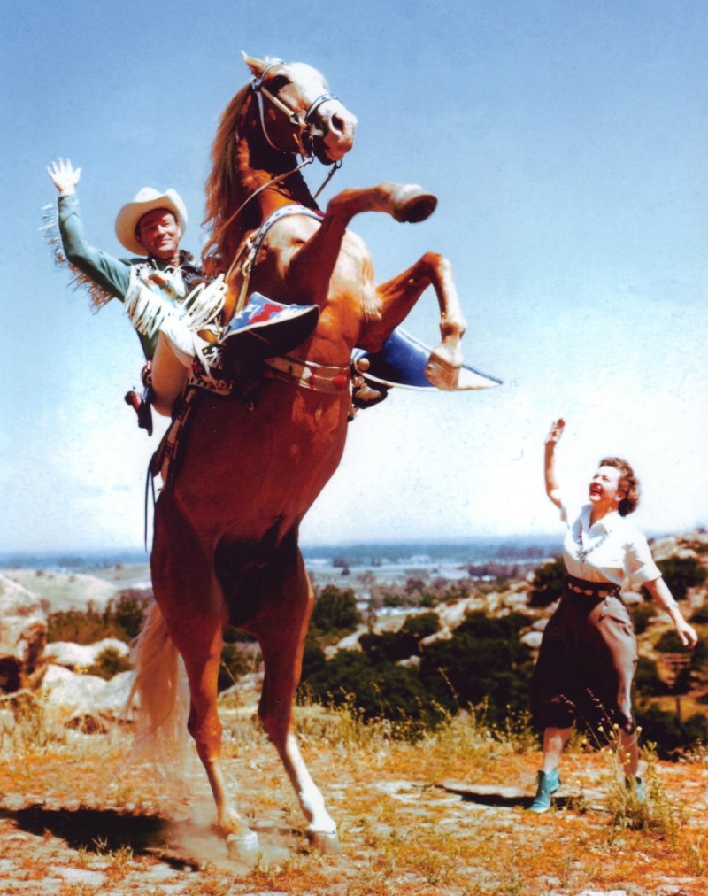 Maybelline cousins love Roy Rogers in the 1950s.