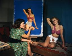 1930’s Maybelline ad painted by Zoë Mozert, the most famous female pin-up artist of her day
